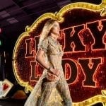 a vegas-themed fashion show